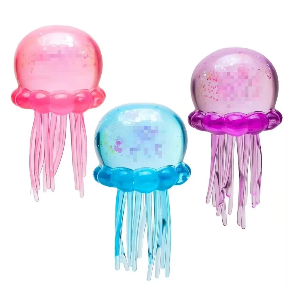 Jellyfish Ice Cube Swirl Effect Sensory Fidget Squishy