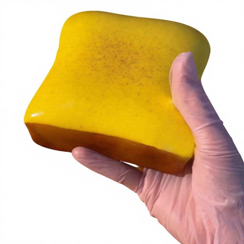 PU Butter Toast Slow-Rebound Stress-Relief Toy for Venting & Decompression-Soft Bread Squeeze Squish Toy