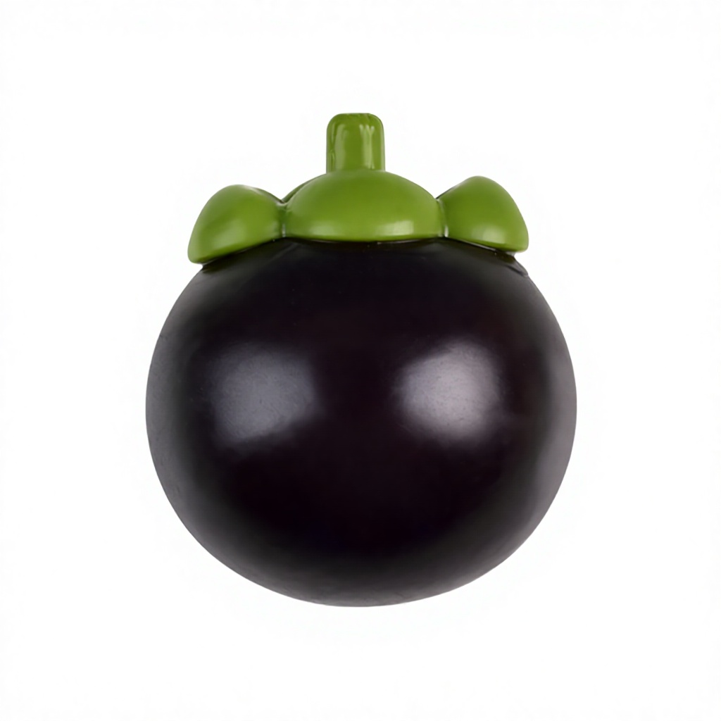 Popular Foam Fluid Mangosteen Squishy Toy Stress Relief Realistic Fruit Simulation Toy  Wholesale