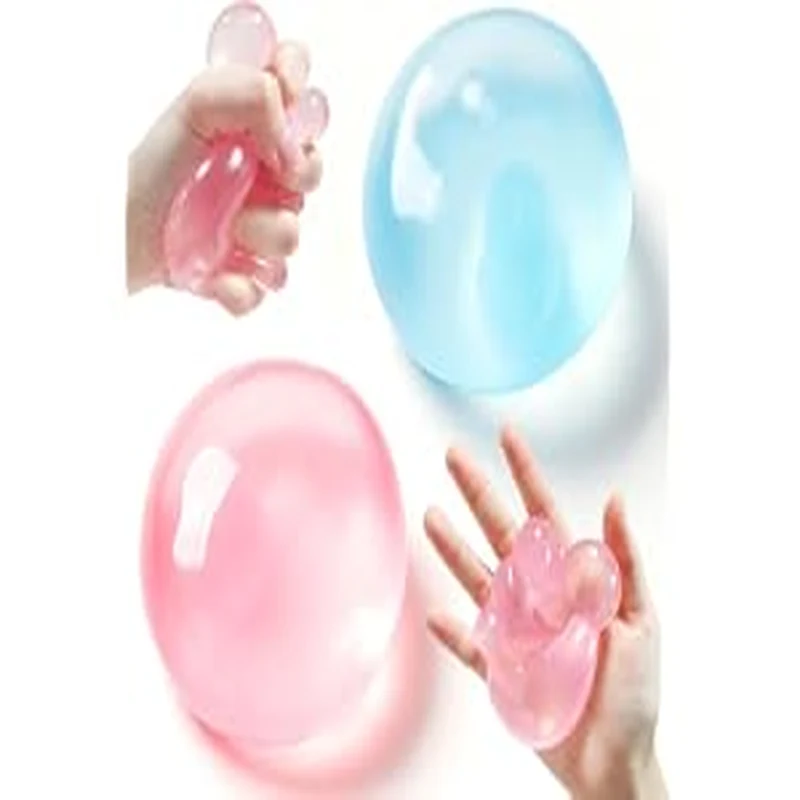 2 Pcs Coconut Oil Squishy Shapeable No Rebound Stress Relief Ball Fun