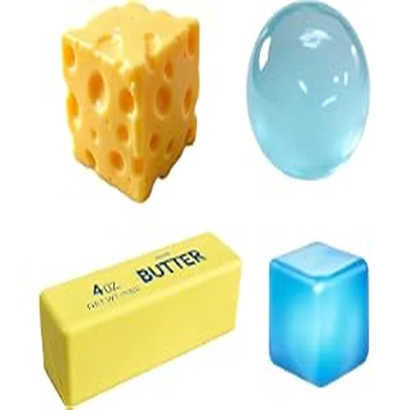Cheese Squishy Toy Slow Rising Cheese Squishy Squeeze Block Stress Balls for