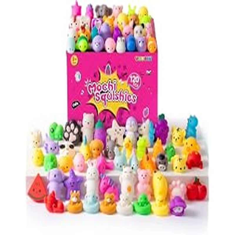 30 Pack Squishy Toys for Kids Mini Mochi Squishies Cute Kawaii Animal
